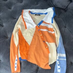 Colorful Patchwork Cardigan